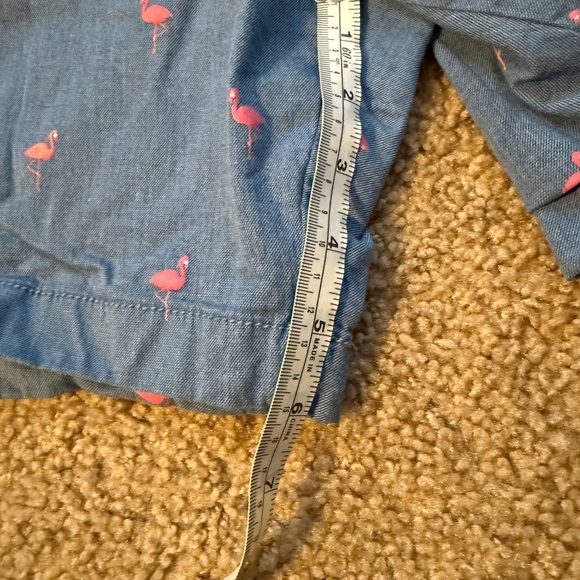 Men’s Blue Flamingo Print Shorts - Picture 4 of 7